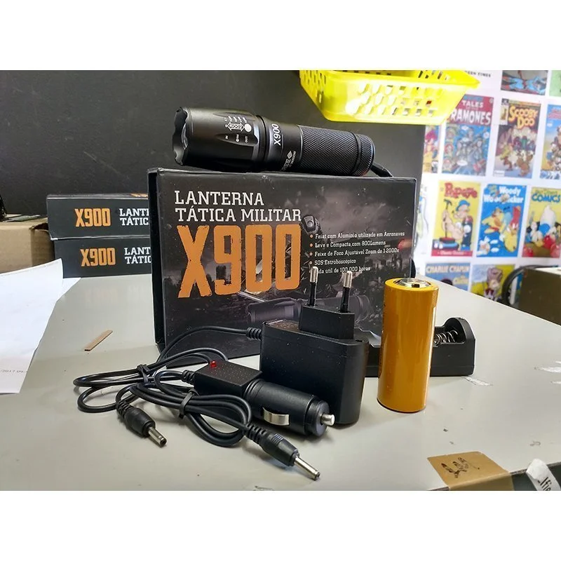 X900 Shadowhawk Military Led Tatica Flashlight + Promotion