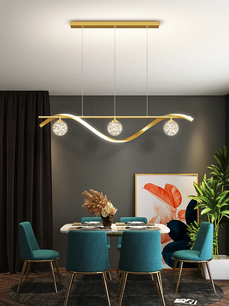 2025 Modern Minimalist Led Pendant Lamps Dimming For Coffee Table Dining Room Kitchen Island Ceiling Chandelier Home Lighting Fi