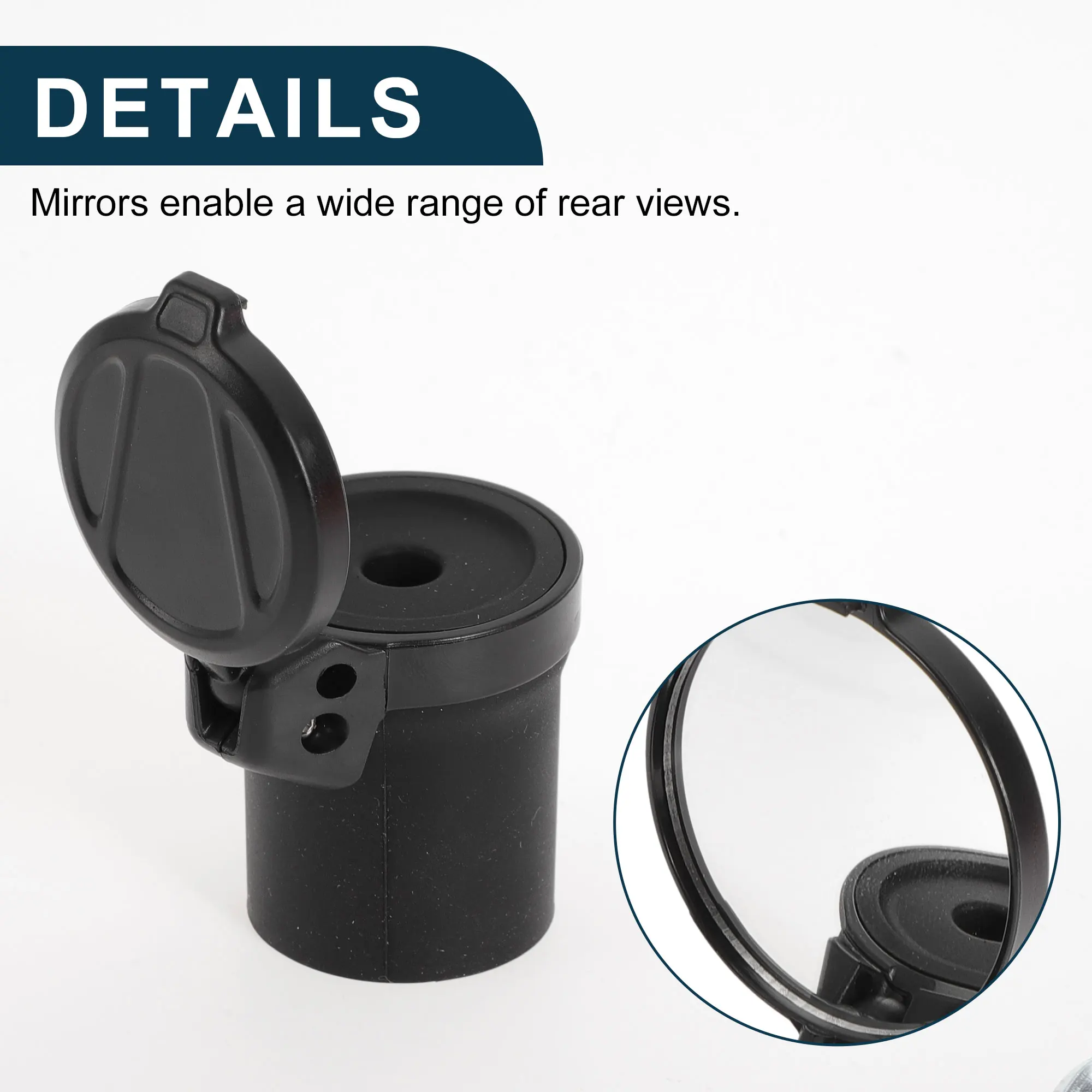 

X Autohaux Bike Rearview Mirror 36mm Adjustable | Front Handlebar Bike Mirror Black for Bicycle Mountain Road Bike 1 Pcs