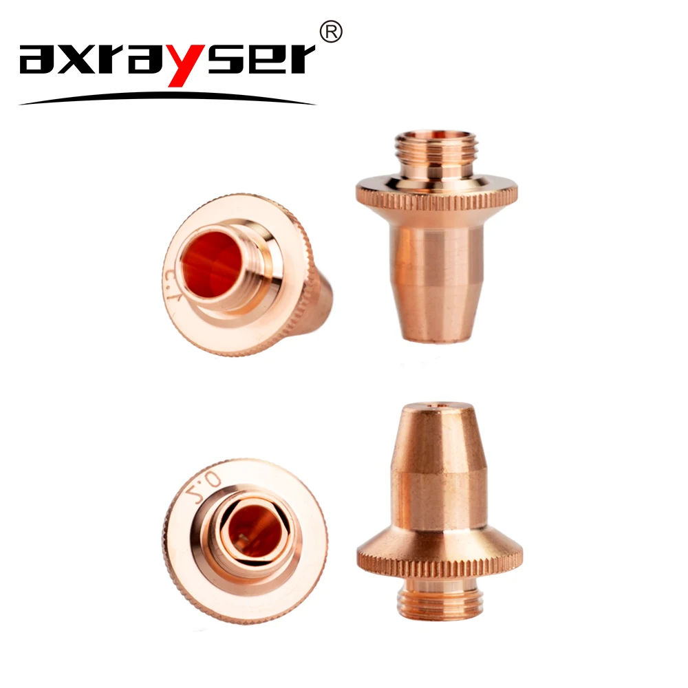 

Axrayser 3D Laser Nozzles HSG OSPRI M8 H19 High Speed Cutting Machine Patrs FSN08 LC Series Consumable Pure Copper Anti-Collisio