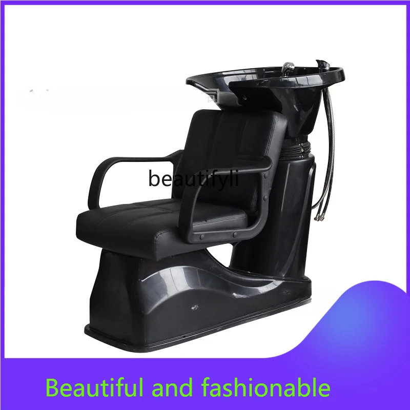 

zGSitting Shampoo Chair Barber Shop for Hair Salon Acrylic Hairdressing Flushing Bed Salon Bed