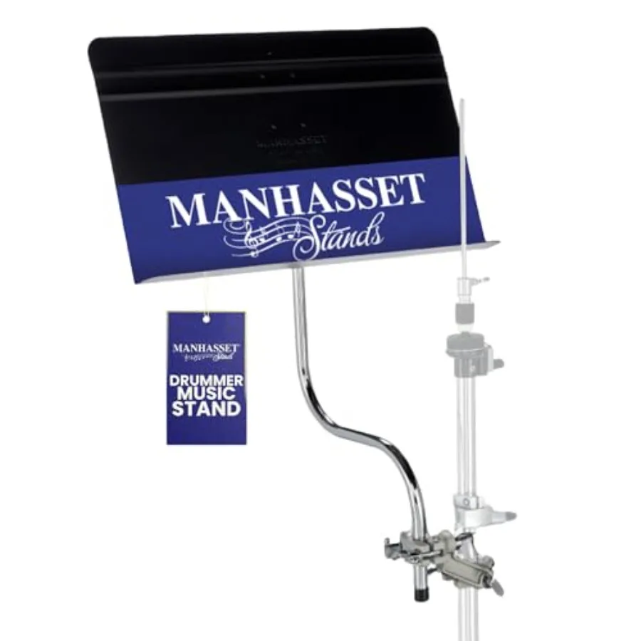 

Музыкальная подставка Manhasset 3DH Hi-Hat для барабанщиков, для живых выступлений, с металлическим каркасом и черной отделкой, прочная и регулируемая конструкция
