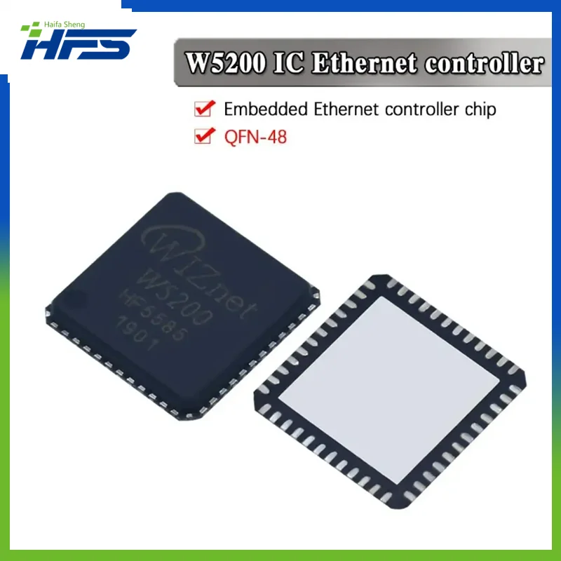 

W5200 package QFN-48 new original genuine Ethernet IC chip W5200 package QFN-48 new original genuine Ethernet IC chip