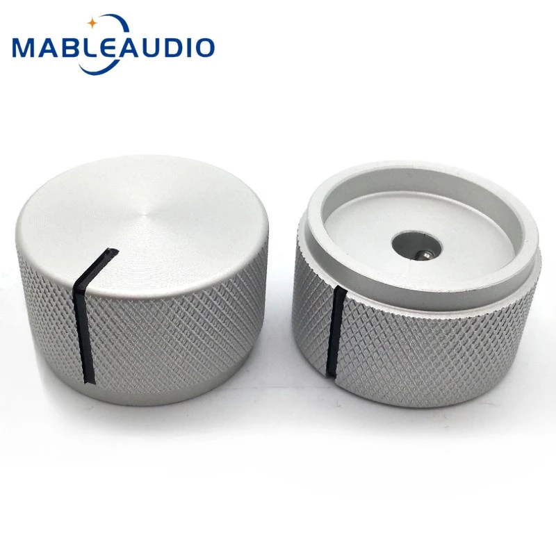 1 Stück 30x18mm Aluminium legierung Voll knopf Gitarren effektor Volumen potentiometer Hifi Sound verstärker Rändel knopf – Detail 8