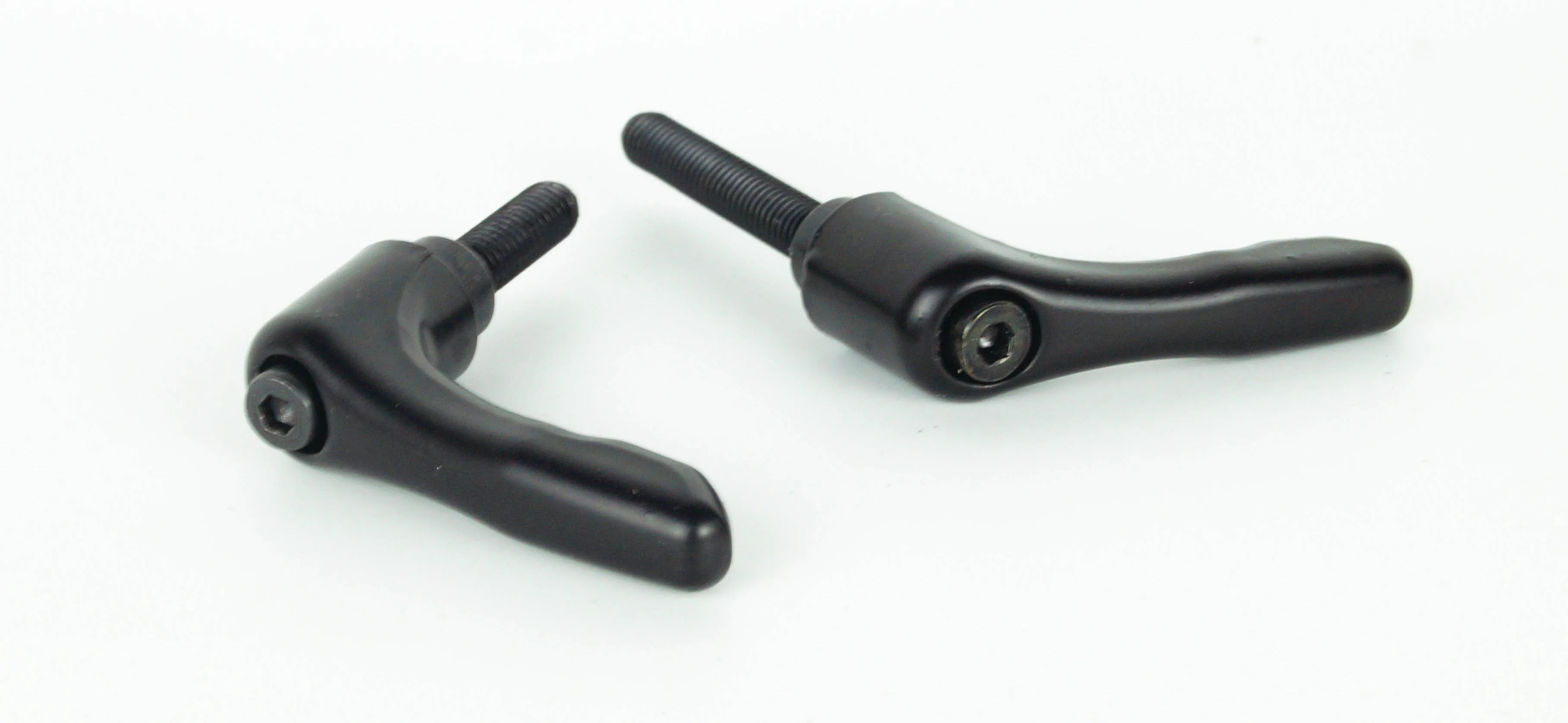 M5 M6 Black Solid Adjustable Handle Clamping Lever Arms Tension Levers