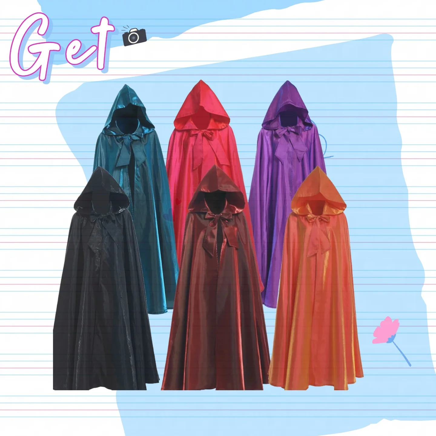 هالوين كوس القرون الوسطى كيب عباءة تأثيري معالج رداء لعب الأدوار أداء زي