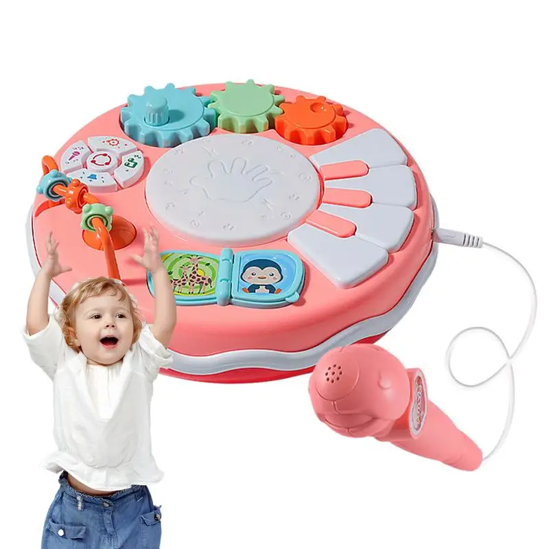 Electric Drum Toy For Kids Clap Drum Hand Knocking Toy Montessori Musical Instruments Clap Drum Hand Knocking Toy For Boys Girls