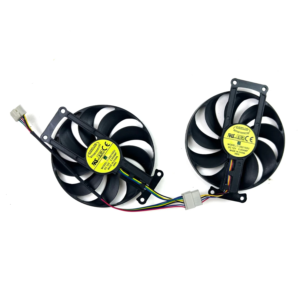 Cooling Fan FDC10H12S9-C T129215SU 6PIN  For ASUS  RTX2070 RTX2060 SUPER GTX1660 1660Ti DUAL EVO OC Graphics Card Cooler Fan