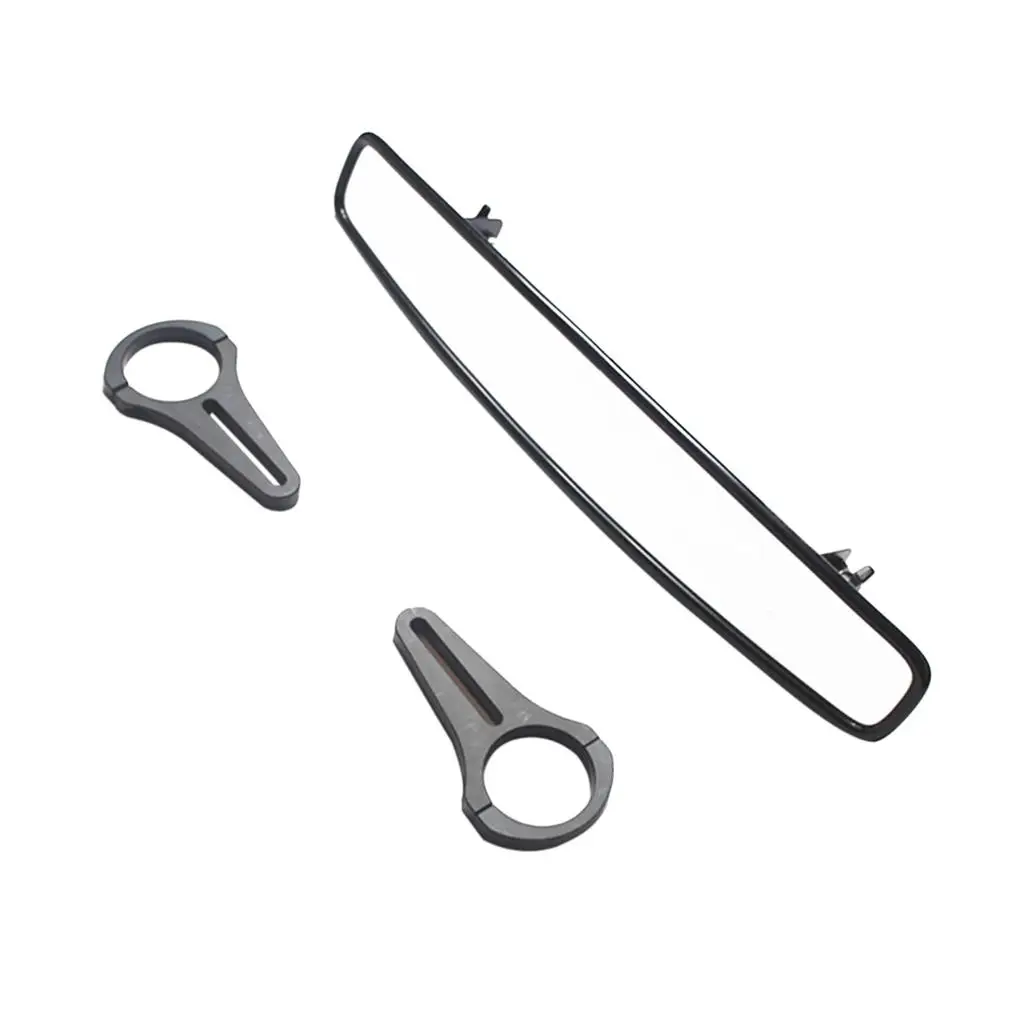 15inch Rear View Race Mirror with Clamp Wide Angle Utv Rearview Mirror Adjustable Clear Lens for Atv Utv