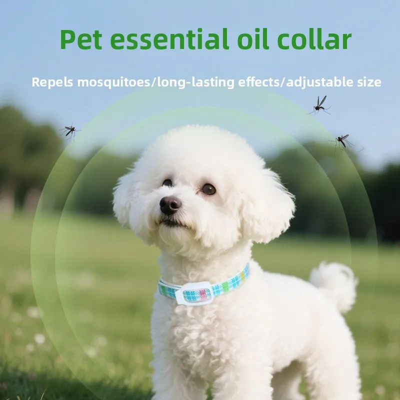

Pet Mosquito Repellent Collar Effectively Repels Mosquitoes and Fleas Pure Plant Extract Alcohol-Free Dog and cat products