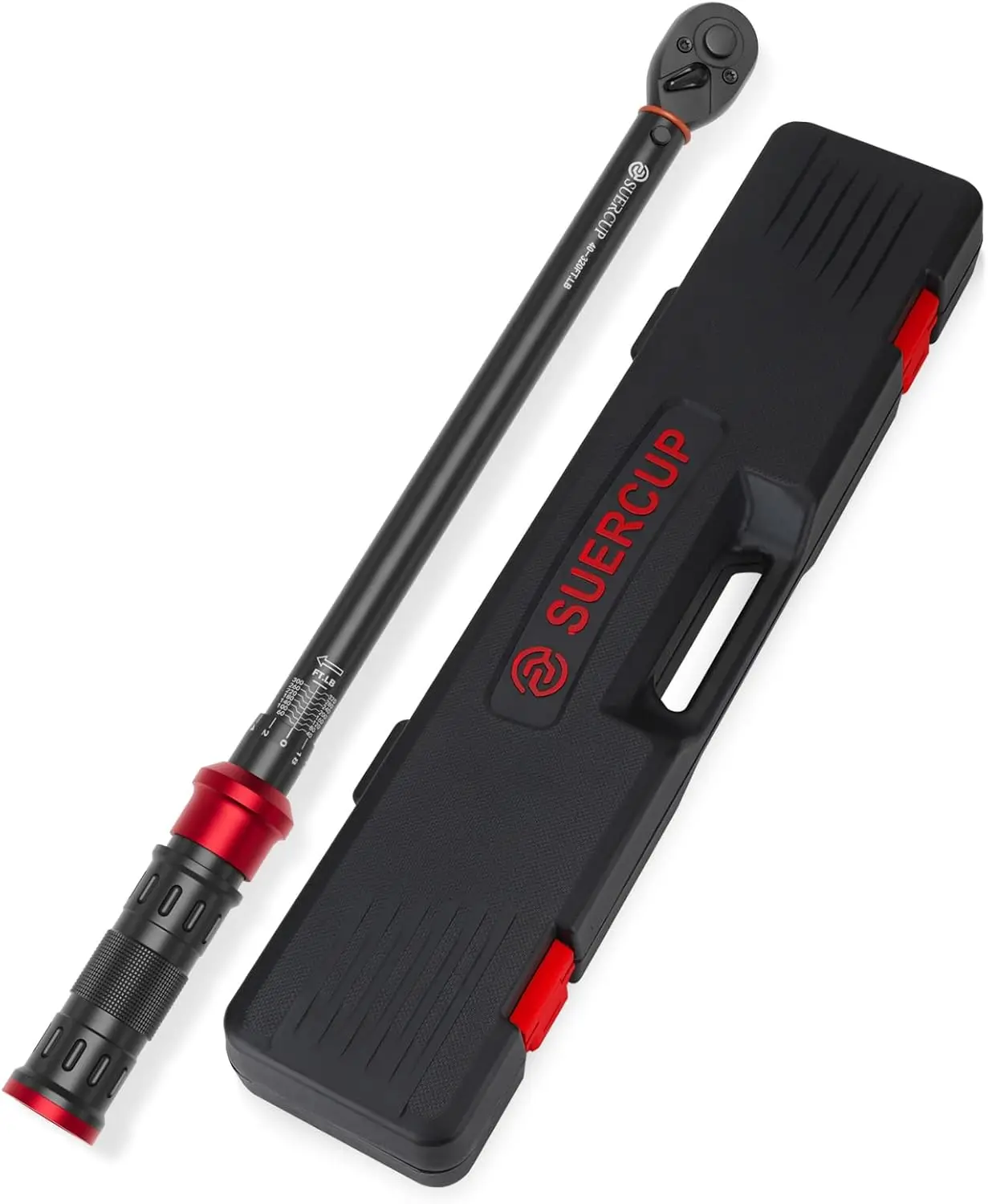 

1/2-Inch Dual-Direction Adjustable Click Torque Wrench, 40-320FT.LB/54.2-433.6Nm, with Storage Case for Car Repair