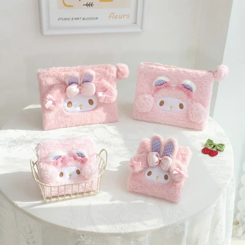 

Pink Cute and Fashionable Makeup Bag Sanitary Pad Bag Student Portable Sanitary Pad Storage Bag Large Capacity