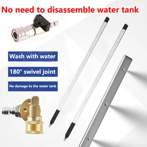 Varita de limpieza de radiador de coche, tanque de agua para lavadora a presión, varita de lavadora eléctrica para coche y camión, herramienta de limpieza de canalones con 1/4 sin extracción