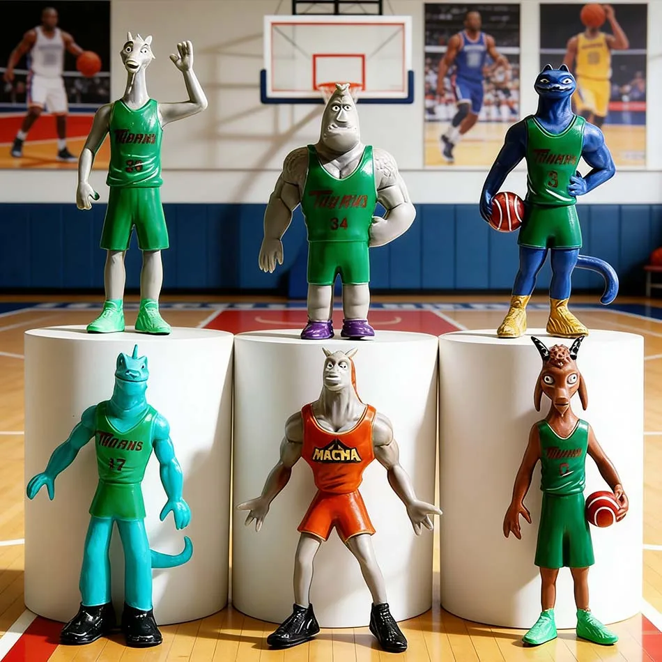 Nouvelles figurines d'anime 2026 de l'équipe de rêve miracleuse, modèle d'action cosplay GOAT, statue de bureau en PVC, jouet de collection, cadeau pour enfants