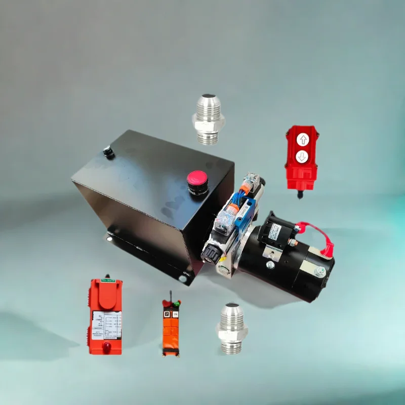 0.8 kW double-acting remote-controlled hydraulic power unit