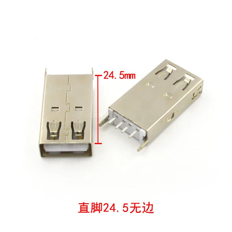10 Stück USB 2.0 Buchsenstecker 10,0/13,0/13,7/15,0/17,5/19,6/20,5/24,5 MM Gerader Stecker Ladeanschluss AF180 ° für Elektronik – Detail 22