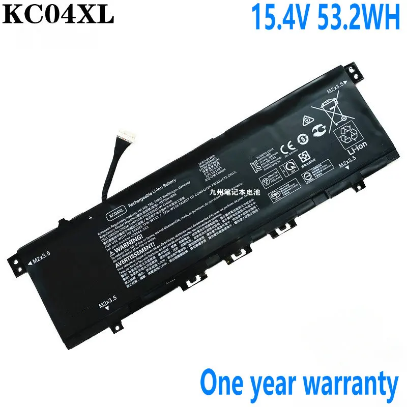 

KC04XL Battery for HP Envy X360 13-AG 13M-AQ 13-AH 13-AQ0010TU 13-AH0010TX HSTNN-DB8P HSTNN-IB8K L08544-2B1 L08496-855 53.2Wh