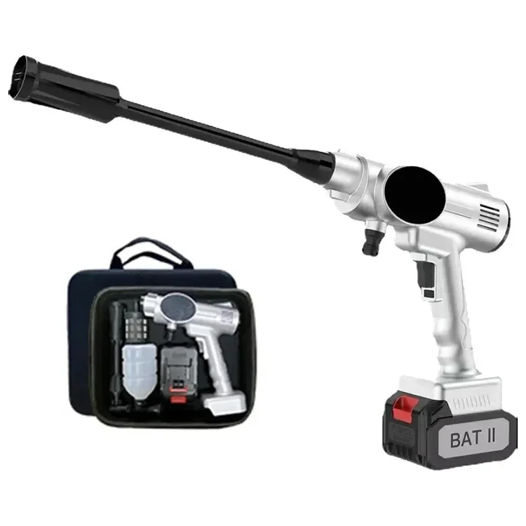 高品質コードレス高圧洗浄機、ワイヤレスリチウム電池式、車洗浄用フォームウォーターポータブルスプレー、GAN製造
