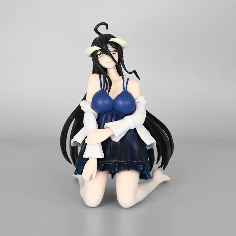 Overlord 16cm Beautiful Girl Albedo With Swimming Clothes Figure Model Ornament High Quality Periphery Toy Gift Collection