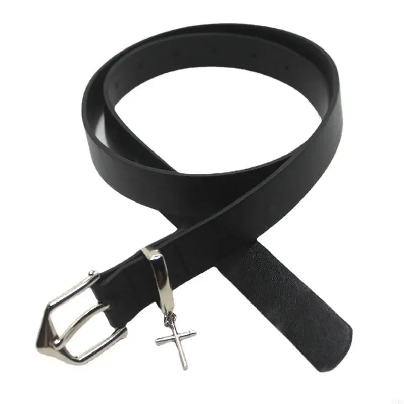 

N5KB Harajuku Teens Women Belt Jeans Adjustable Belt for Dress Skirt Coat Decors