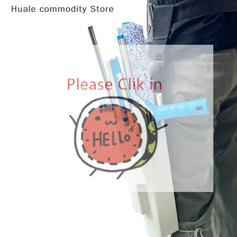 【--】窓掃除ツールホルスター（ベルト付き）、ソーラーパネル掃除用スクイジー（ツールは含まれていません）