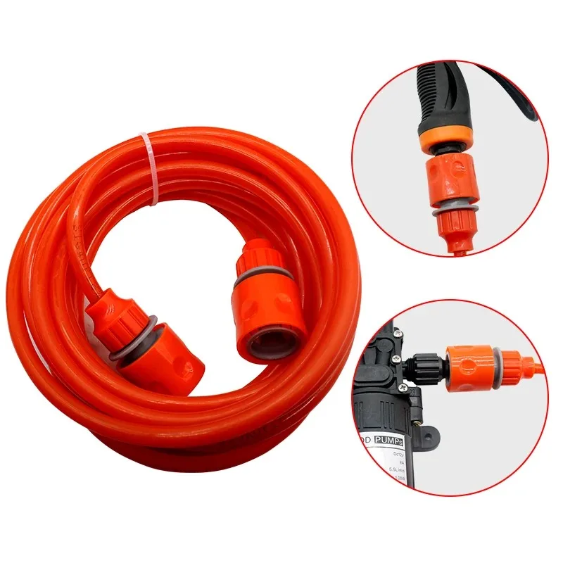 Car Water Gun 12V Cleaning Gun Pump High Pressure Car Washing Care Portable Electric Cleaning Car Equipment Water Gun Set