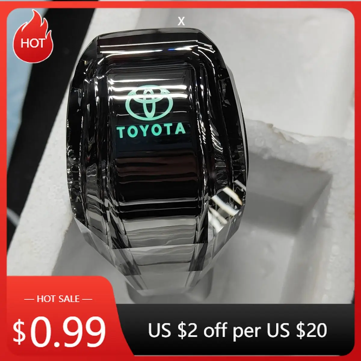 

Колпаки Hot Hub для Toyota 2026. Подходят для кристаллической шестерни Toyota Highlander RAV4, модификация головки рычага переключения передач Crown Land Crui.