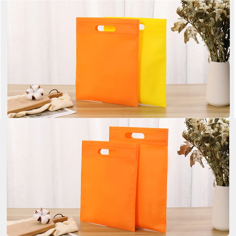 1pcs Eco Bag Reusable Foldable Shopping Bag Non-woven Fabric Gift Bags Non Woven Large Shopping Bag Folding Supermarket Grocery