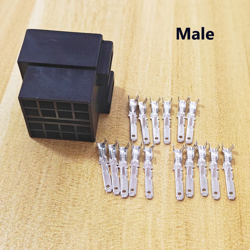 16Pin 3.5mm Auto Audio Cable Socket Automotive ISO Wire Plug Female Male Connector For Most Radios Car Accessories ﻿Connector