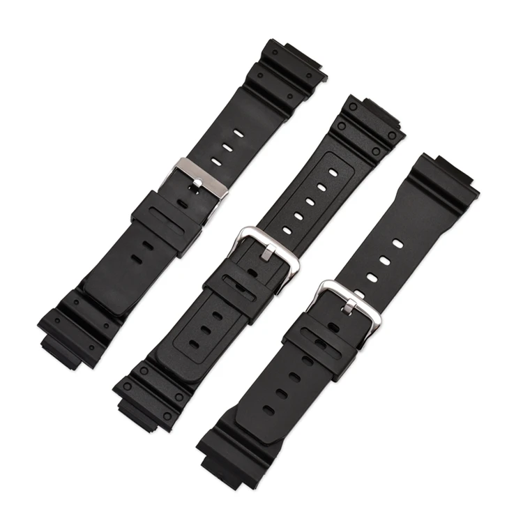 16mm Resin Strap for Casio DW-5600/5610 DW6900 DW9052 GW-M5610/5600 Sport Diving Rubber Watchband Bracelet Watch Accessories