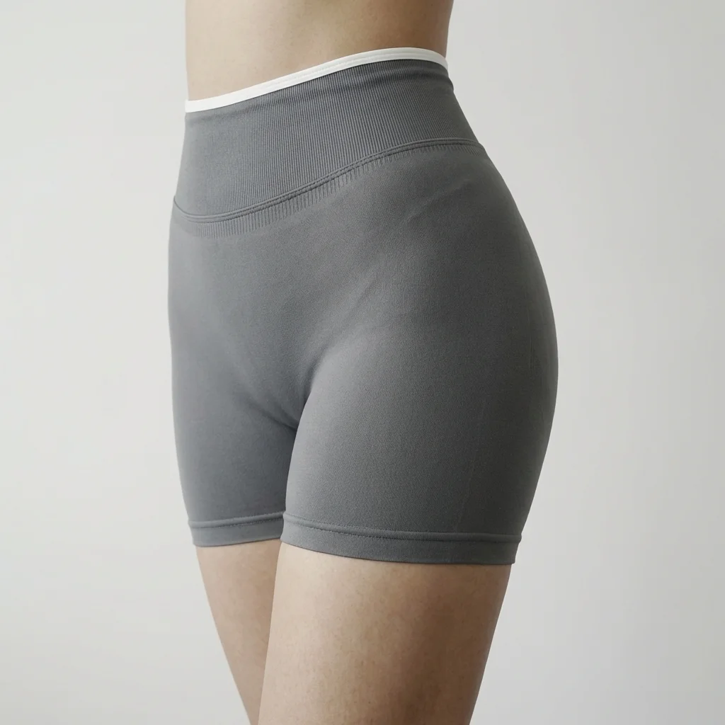 Damen High-Waist Nahtlose Yoga-Shorts Sommer Hochelastische Gym-Shorts Laufshorts Pilates-Bekleidung Radsport-Trainingsshorts – Detail 20