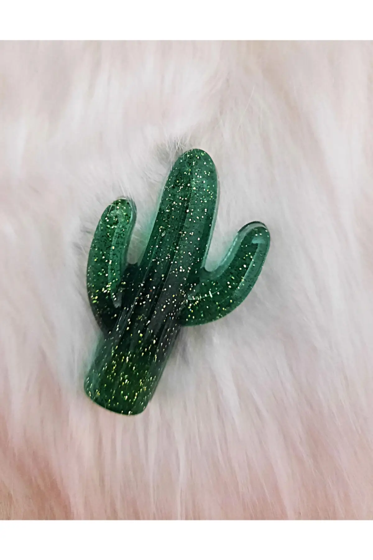 Green Glittery Cactus Magnet Gift Epoxy Cactus Single Magnet Gift Baby Wedding Invitation Customizable 2023