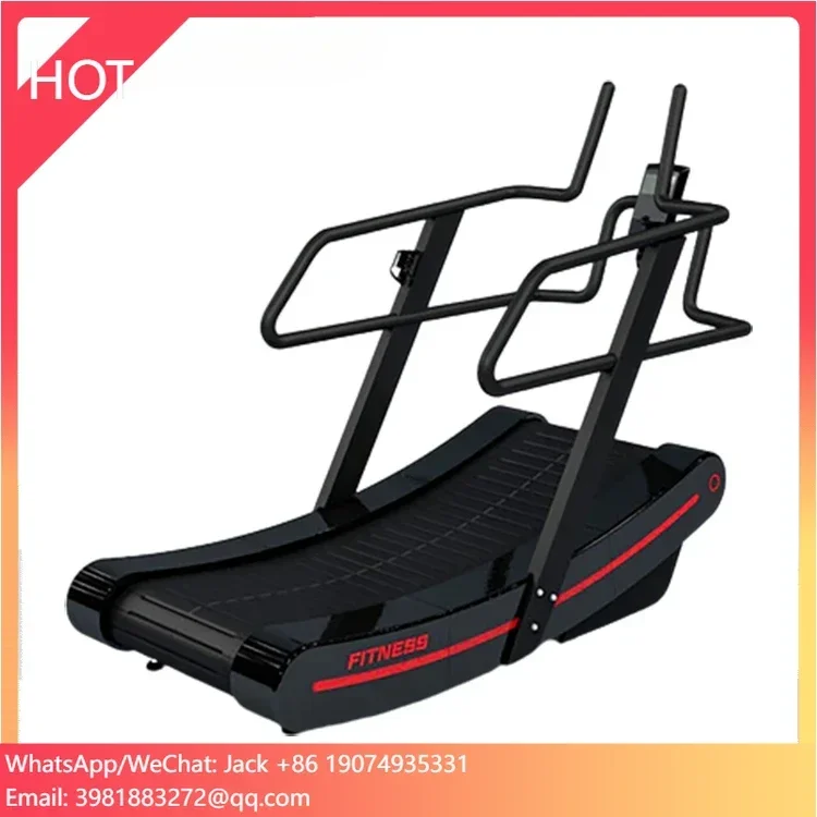 

TOPKO hot selling non-powered mechanical running machine motorized treadmill curved treadmill