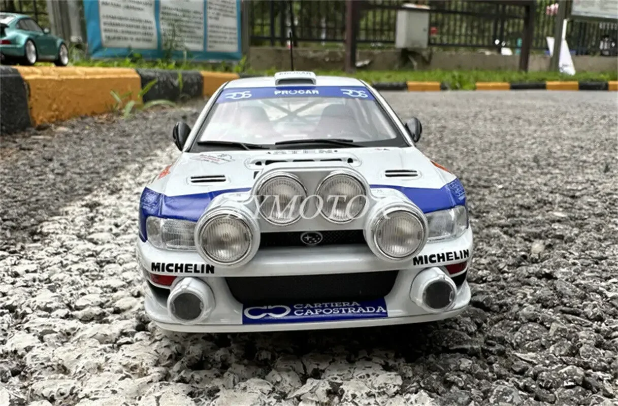 Solido 1/18 For SUBARU IMPREZA S5 WRC99 Metal Diecast Model Car White Toys Gifts Hobby Display Ornaments Collection