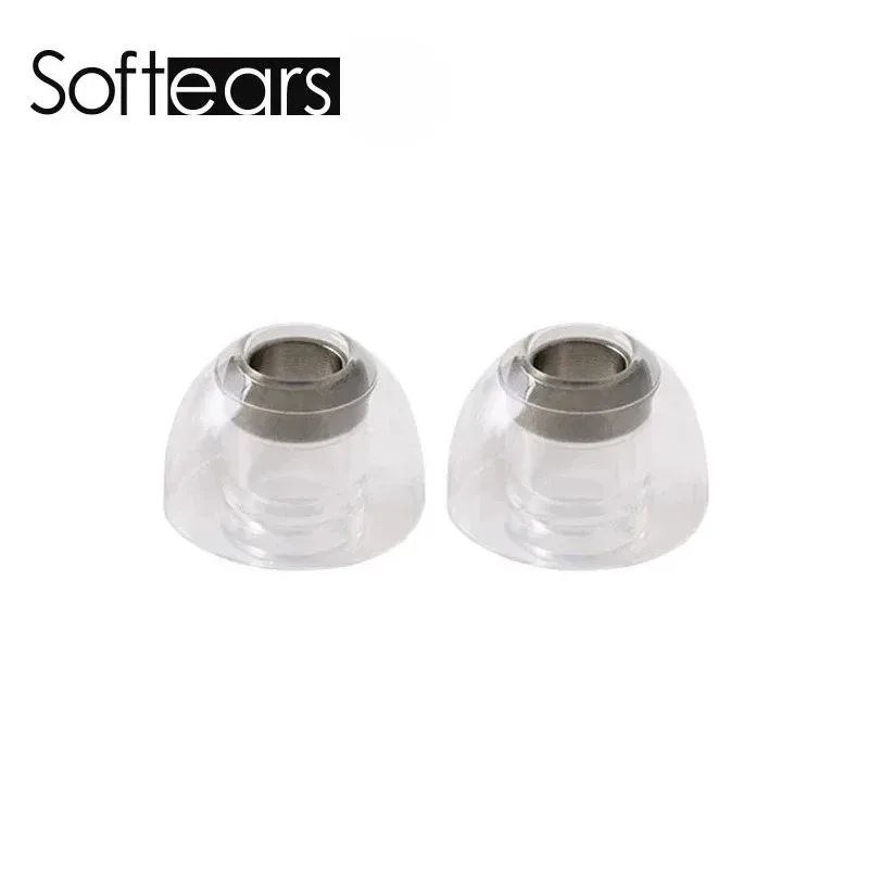Softears UT السائل سيليكون سماعات الأذن سبائك التيتانيوم ل 4.6 مللي متر-7 مللي متر فوهة داخل الأذن سماعات HiFi جودة الصوت الأذن نصائح مستقرة