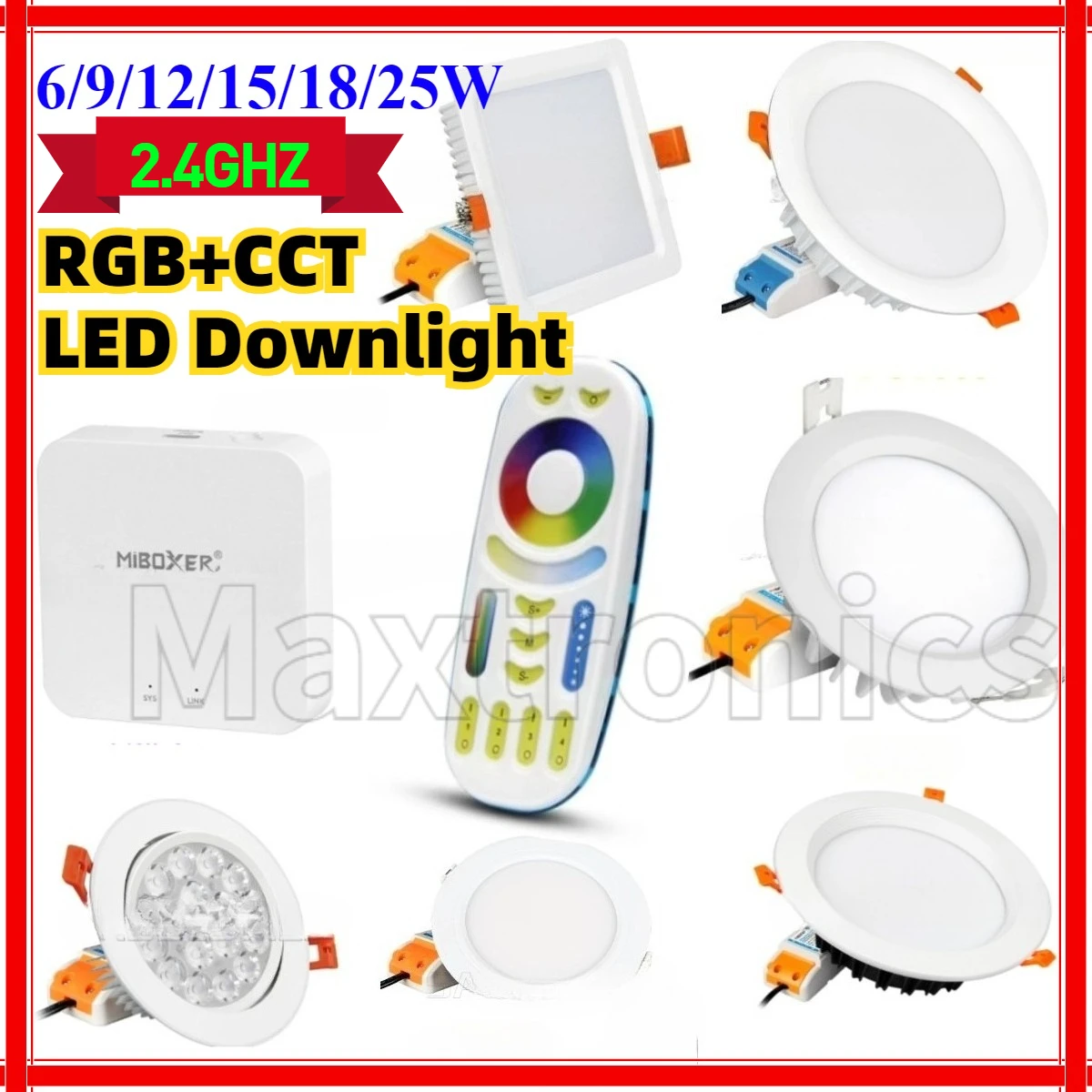 

НОВЫЙ светодиодный потолочный светильник MiBoxer RGB + CCT 6/9/12/15/18/25 Вт с регулируемой яркостью FUT065 FUT066 FUT068 FUT092 FUT060 FUT062 FUT063FUT064 с дистанционным управлением FUT069