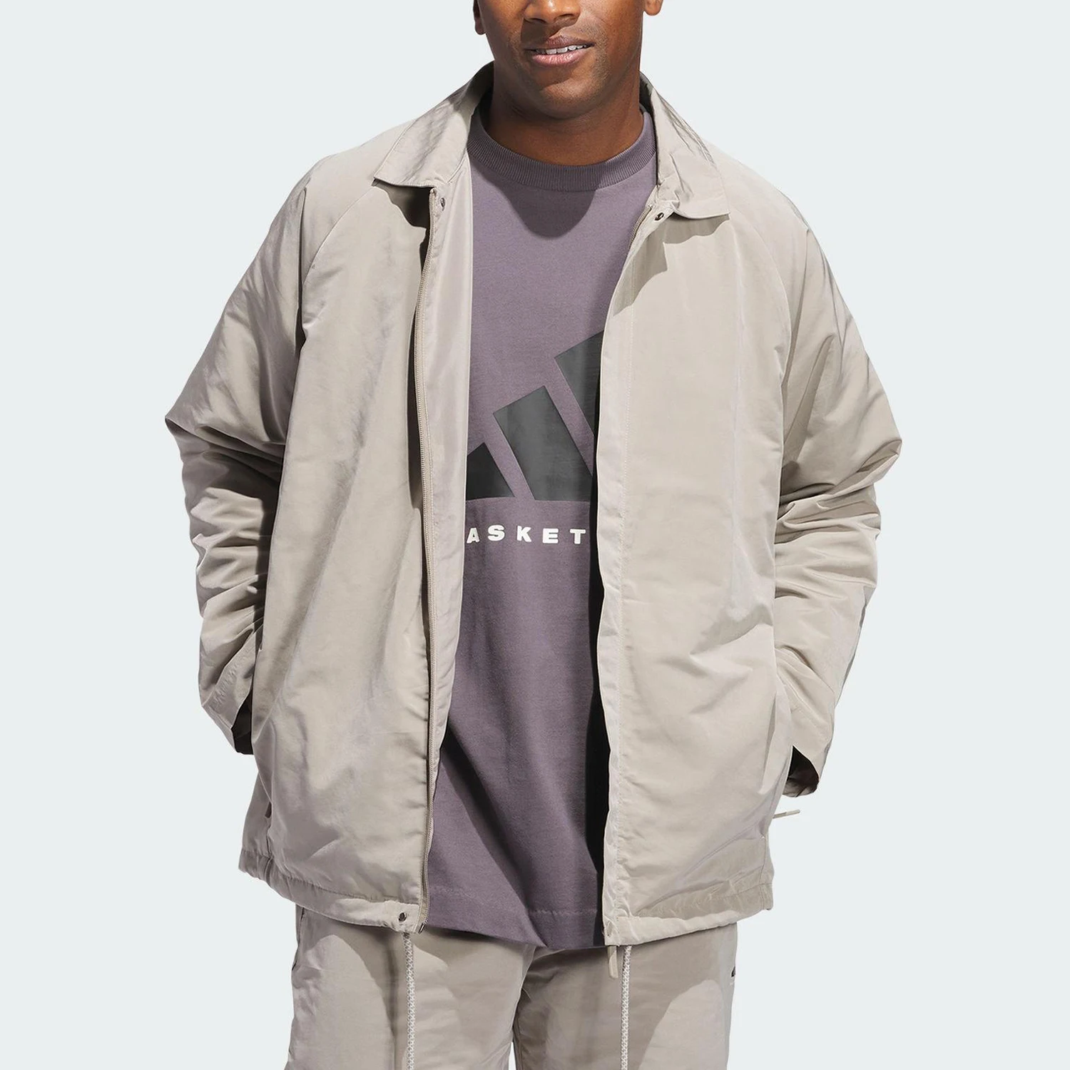 Adidas Authentic JACKET Men's Basketball Loose Fit Sport Collar Jacket JC7843