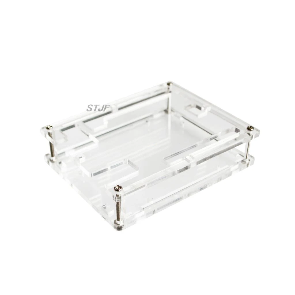 Uno R3 Case Enclosure Transparent Acrylic Box Clear Cover Compatible for Arduino UNO R3 Case