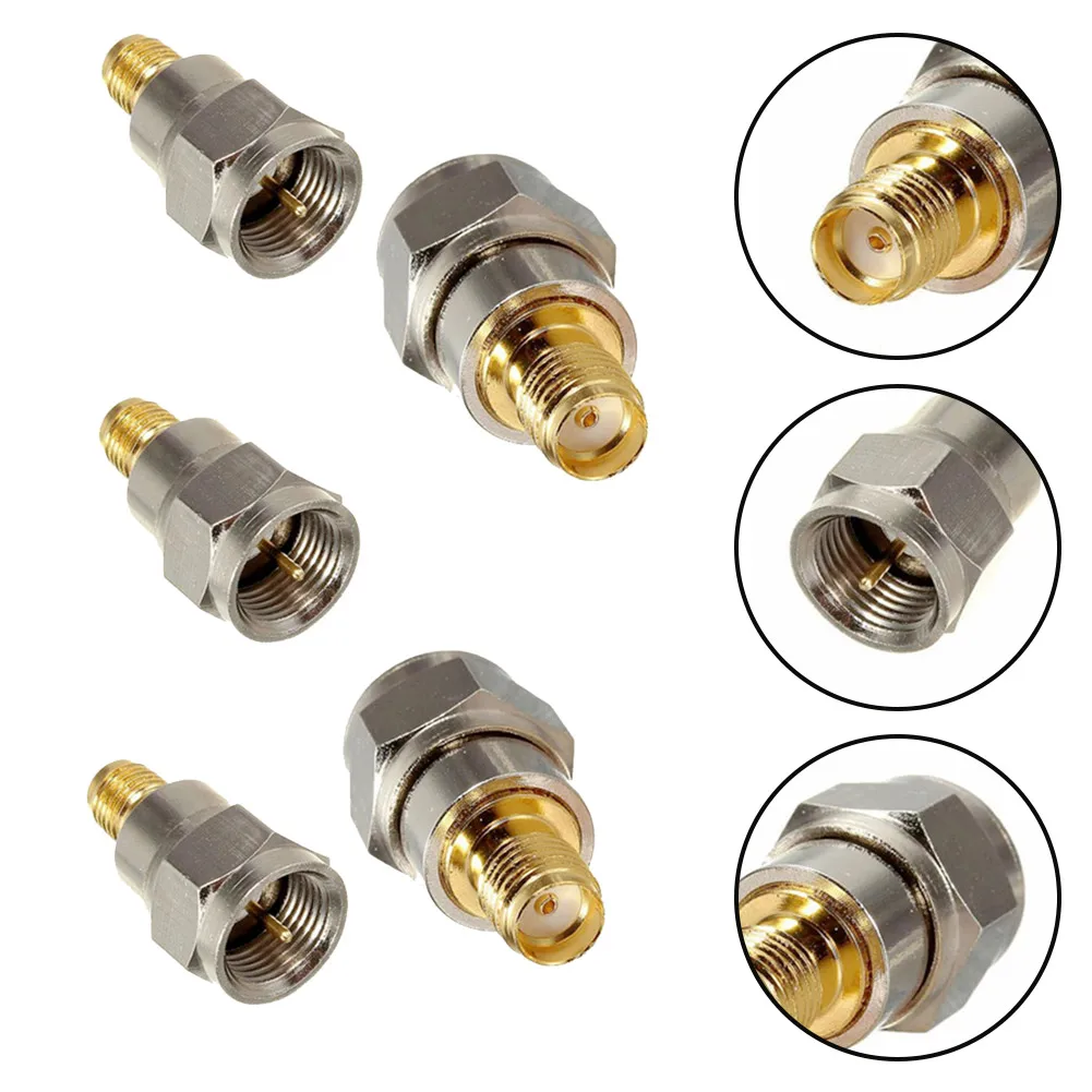 Tools Coax Antenna Adapter F-Type SMA Male Connector RF-M113 50-ohm Antenna Adapter CablesOnline Coax Commercial