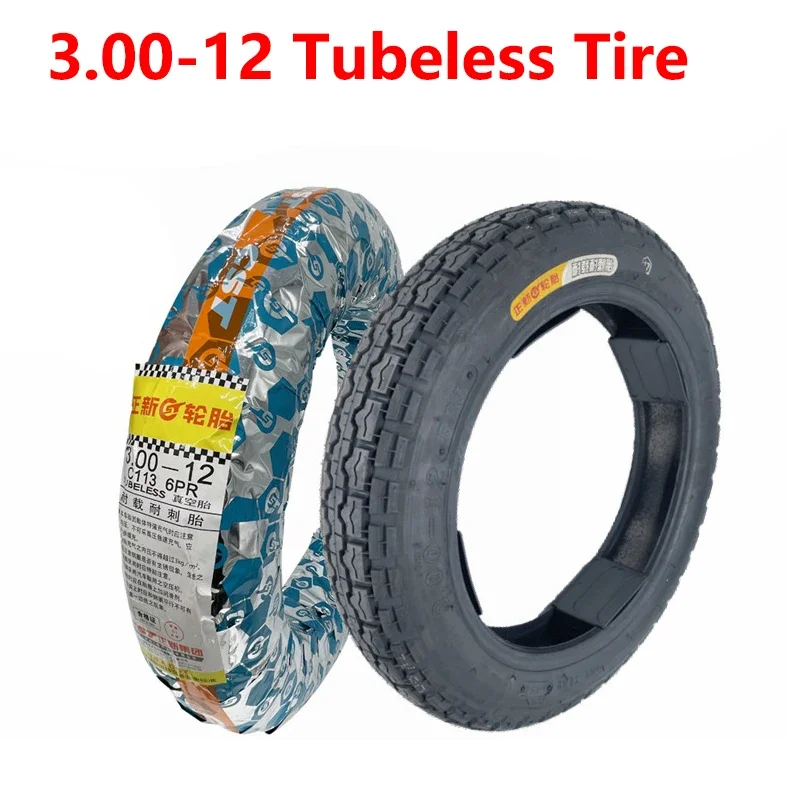 

Electric motorcycle tire 3.00-12 vacuum tire 6pr12 inch pneumatic puncture-resistant cst tire