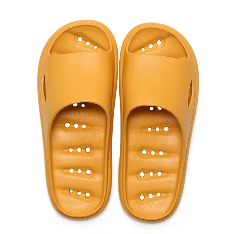 Unisex Summer Indoor Floor Non-slip Slippers Couple Family Women Men Hotel Bathroom Bath Massage Sandal Water Leakage Slides