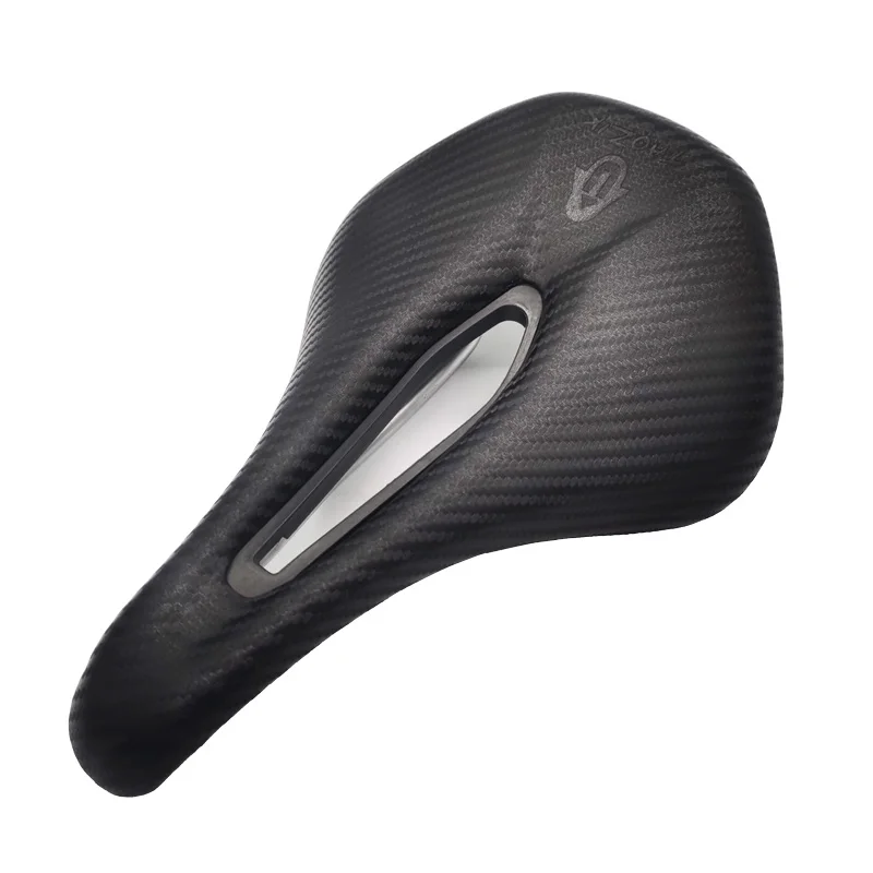 Taozik Handmade 165mm Breathy Hollow mtb Bike Saddle Leather Cushion Soft Sponge Moutain Racing Road Bicycle Seats Accessories