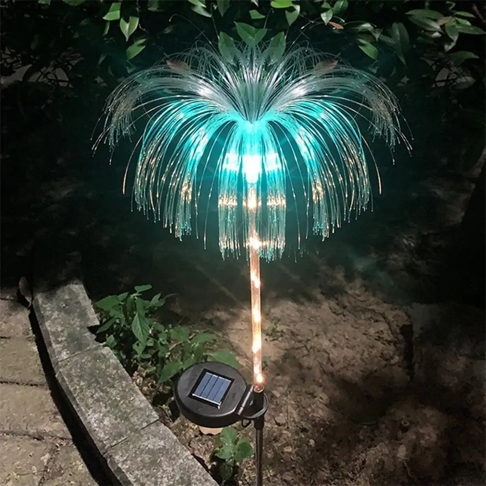 

Solar Powered Colorful Jellyfish Lights IP65 Waterproof LED Jellyfish Lights 600mAh Decorative Jellyfish Lamp Lawn Garden Decor