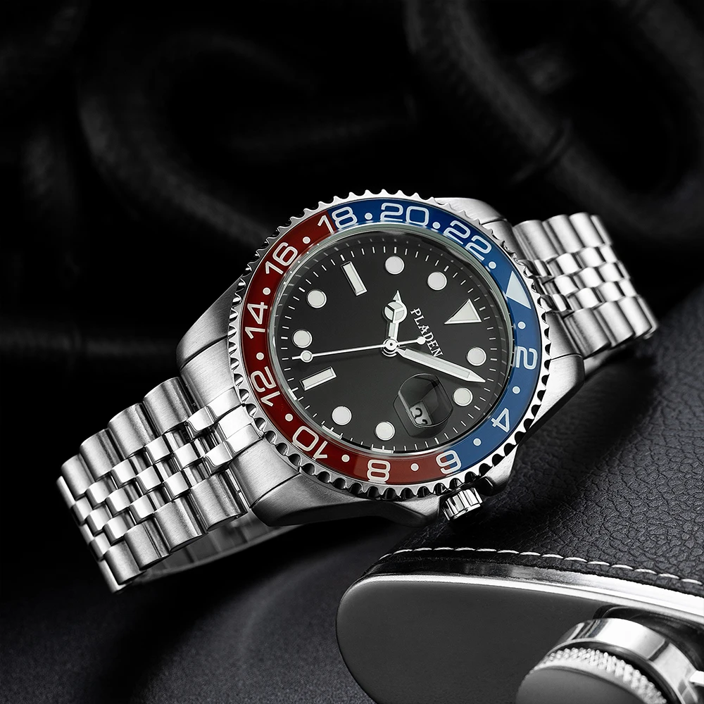 Men's Luxury Automatic Watch with Two-tone Ceramic Bezel