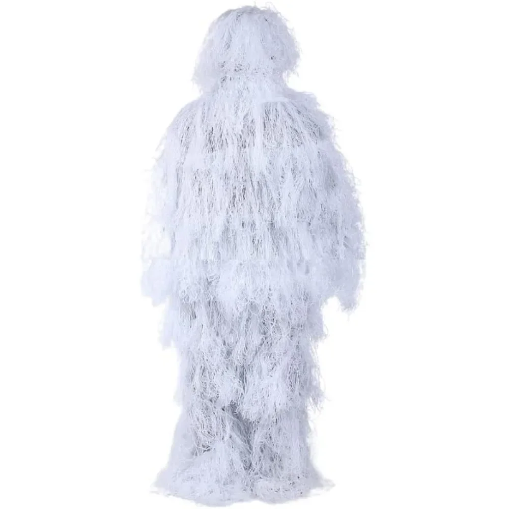 Snow Ghillie Suit White Camouflage Suit Hunting Camo Set for Men, Hunters, Snipers that is both durable and comfortable