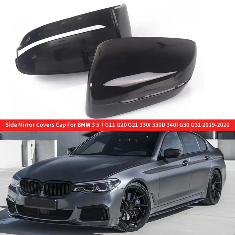 Car Rearview Side Mirror Covers Cap For BMW 3 5 7 G11 G20 G21 330I 330D 340I G30 G31 2019-2020 Rearview Mirror Housing