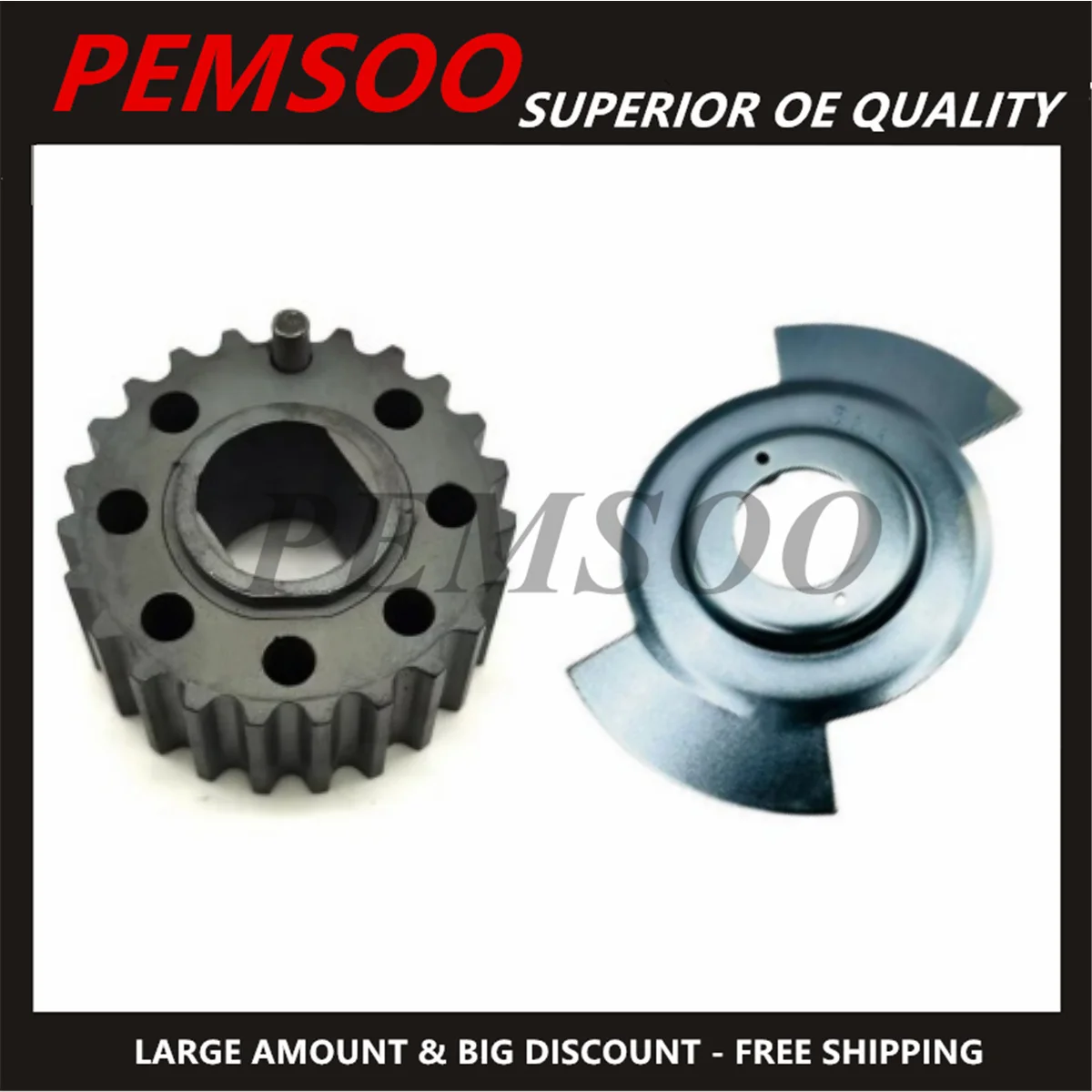 

1 set MR994381 MD362576 MD356723 MD362576 Crankshaft Angle Sensing Blade with Drive Sprocket for Mitsubishi Lancer 2000-2007