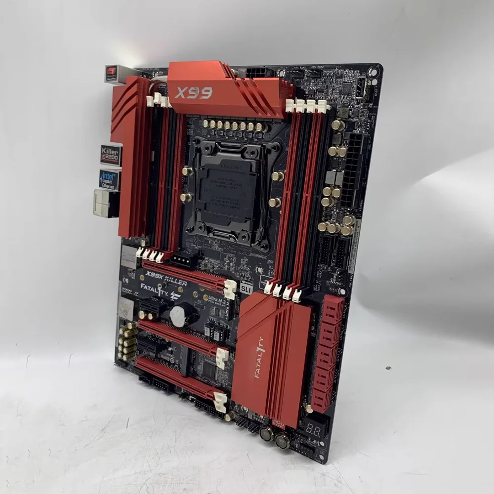 Motherboard, 2011-3, X99 ATX REG ECC256G Dual gigabit network card, 3 * PCIe 10 * SATA X99X KILLER