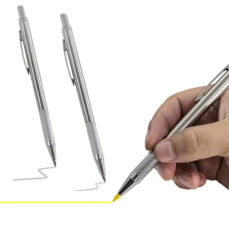 2.8mm Solid Woodworking Automatic Pencil Set with 2B Multicolor Lead Core Deep Hole Marking Architectural Design Marking Pen - Image 3