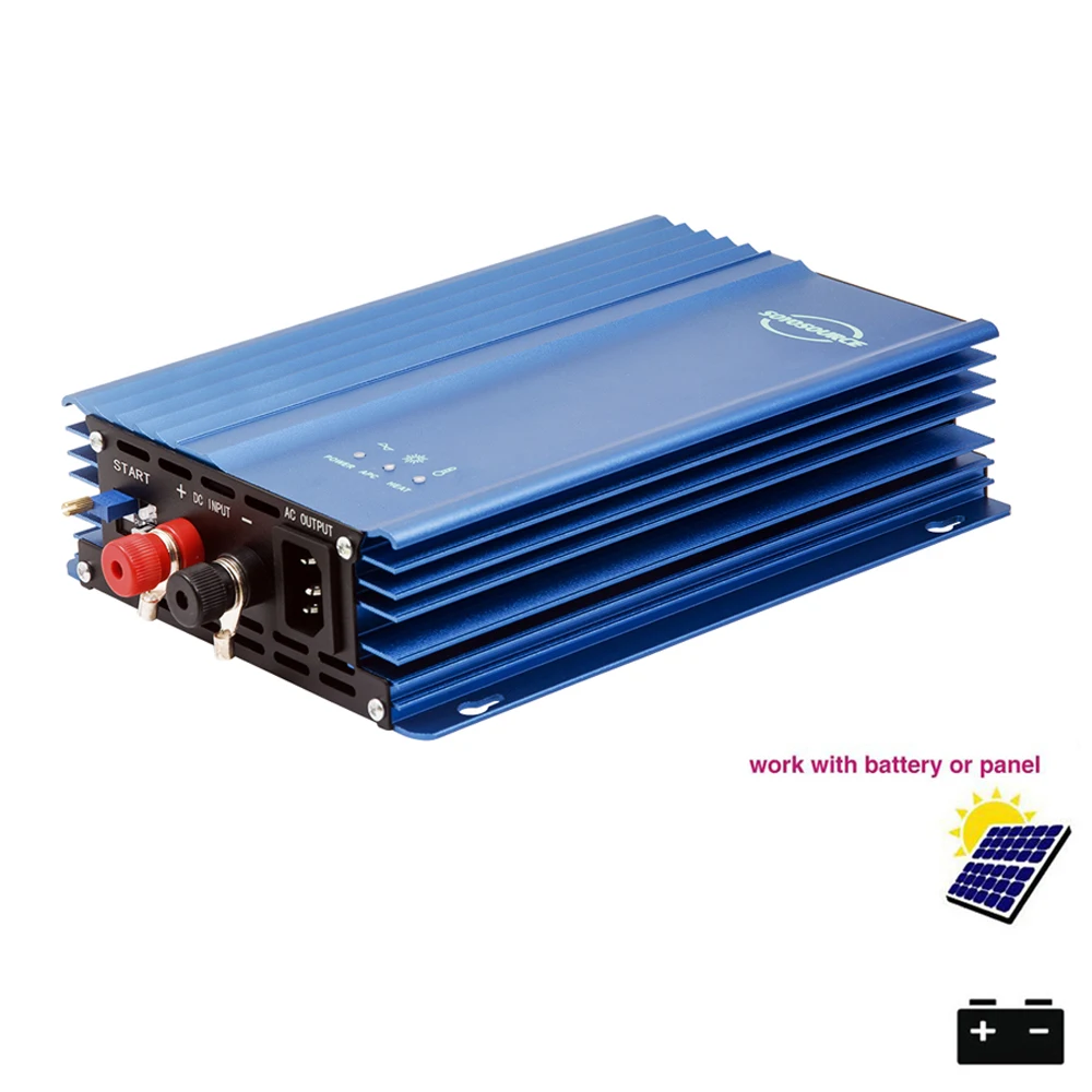 

500W Grid Tie Inverter for PV/Battery MPPT Pure Sine Wave Micro Grid Tie Inverter with Adjutable Battery Discharge Function,